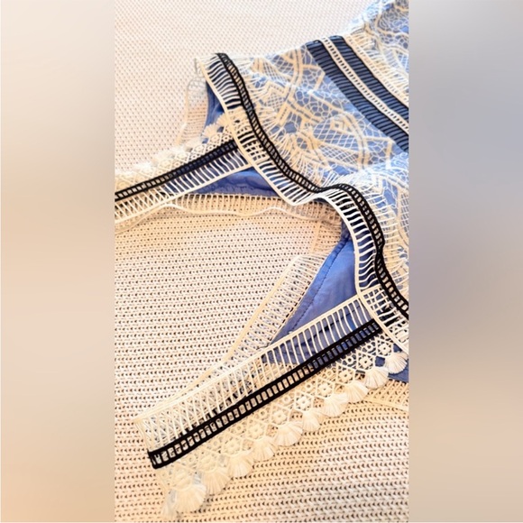 Gianni Bini Tiered blue dress size 4 - Picture 13 of 16